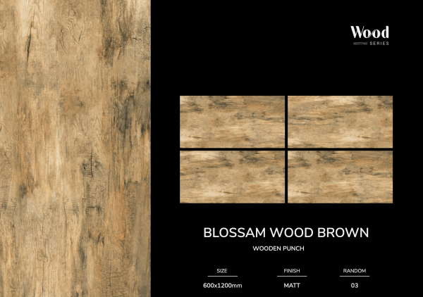 Blossam Wood Brown - Image 3